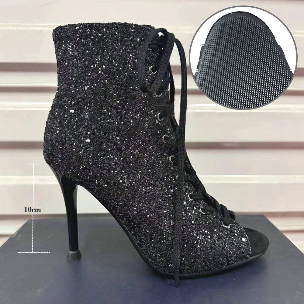 Chaussures de salsa femme paillettes — Zinaida - vue 13