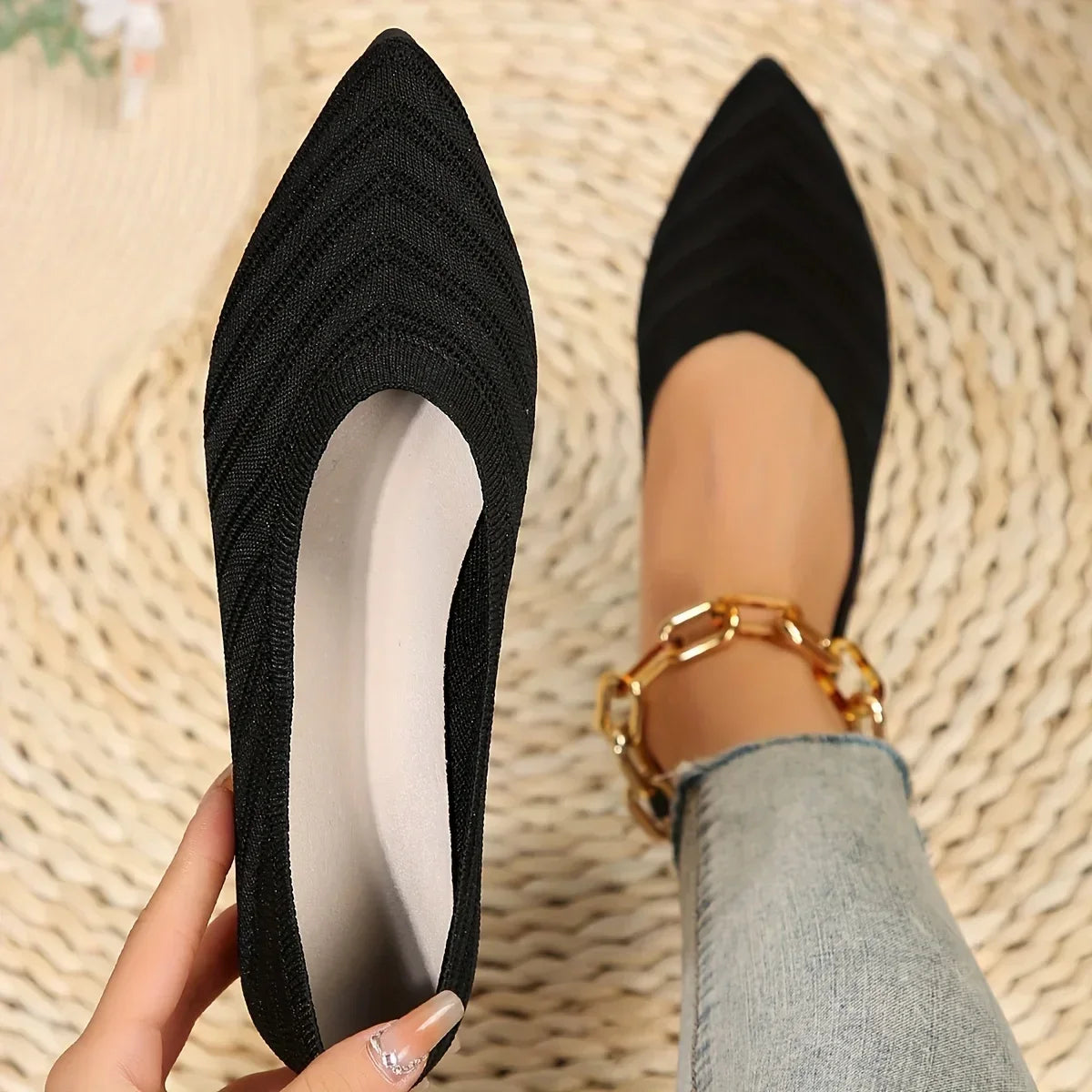 Chaussons de danse classique femme — Compas - vue dessus