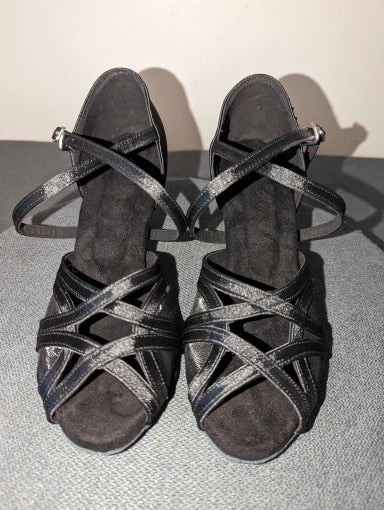 Souliers de tango femme satin — Anémone - vue 11