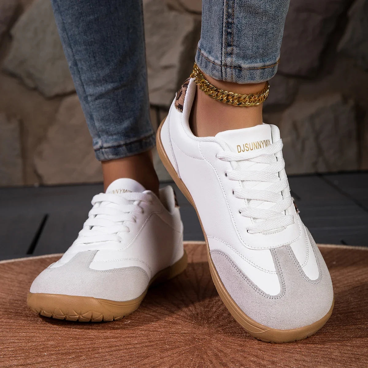 Chaussures de danse femme 28883-kuan blanc — Pina - détail