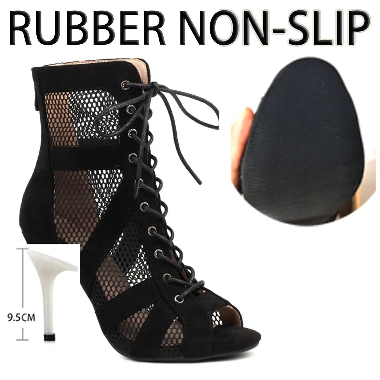 Chaussures de salsa femme daim — Irene - vue 12