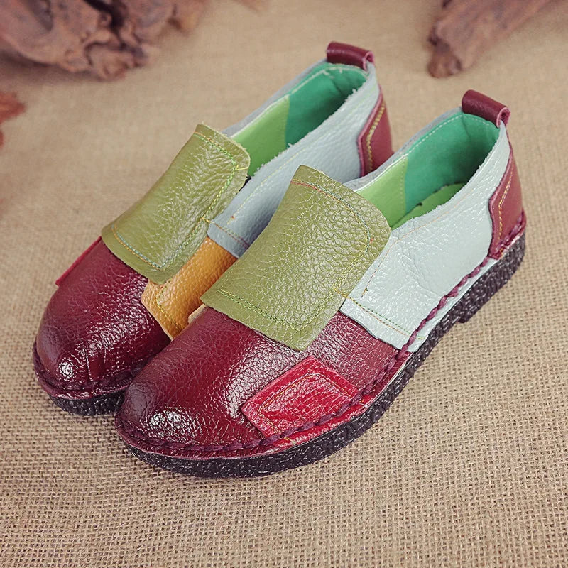 Chaussures de danse femme cuir verni — Jaleos - vue dessus