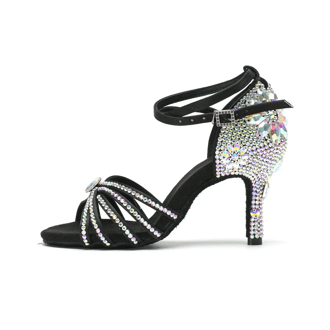 Souliers de danse latine femme satin — Rita - vue intérieure
