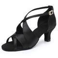 Chaussures de salsa femme satin — Jondo - vue dessus