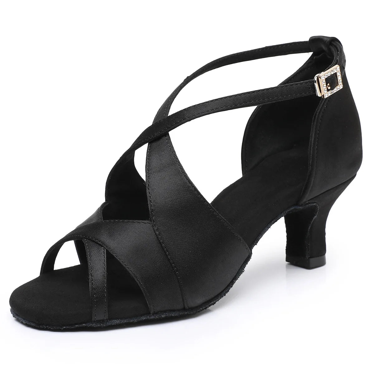 Chaussures de salsa femme satin — Jondo - vue dessus