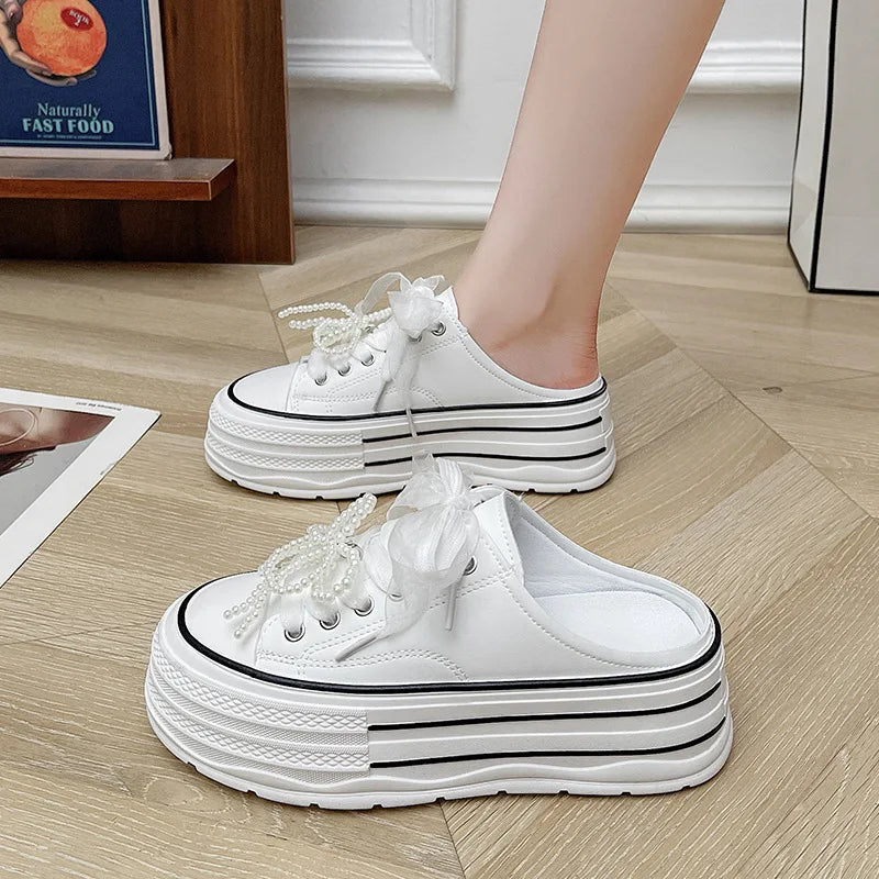 Chaussons de danse classique femme toile — Ophélie - vue 3/4
