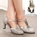 Chaussures de salsa femme paillettes — Olga - vue intérieure
