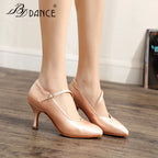 Chaussures de salsa femme satin — Serena - vue de profil