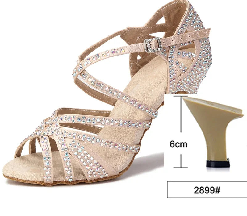 Chaussures de salsa femme strass — Développé - vue intérieure