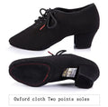 Souliers de tango femme t1-b points soles — Juliette - vue 3/4