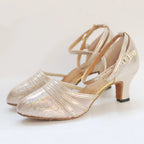 Souliers de tango femme paillettes — Eagling - vue de profil