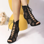 Souliers de danse latine femme noir — Rosario - semelle