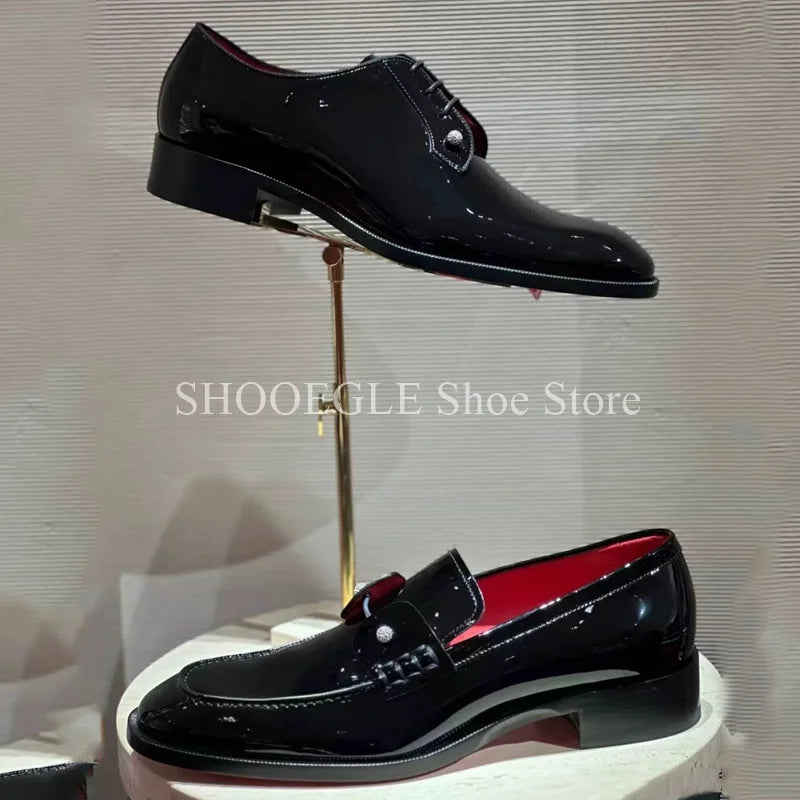 Chaussures de danse homme cuir verni — Palmas