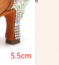 Chaussures de salsa femme strass — Dupond - vue 3/4