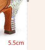 Chaussures de salsa femme strass — Dupond - vue 3/4
