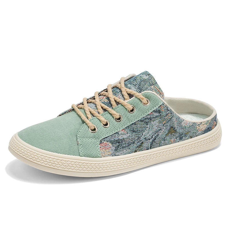 Chaussons de danse classique homme toile — Reine - vue 3/4