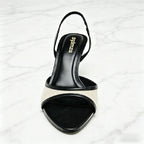 Chaussures de danse femme noir — Pénélope - détail