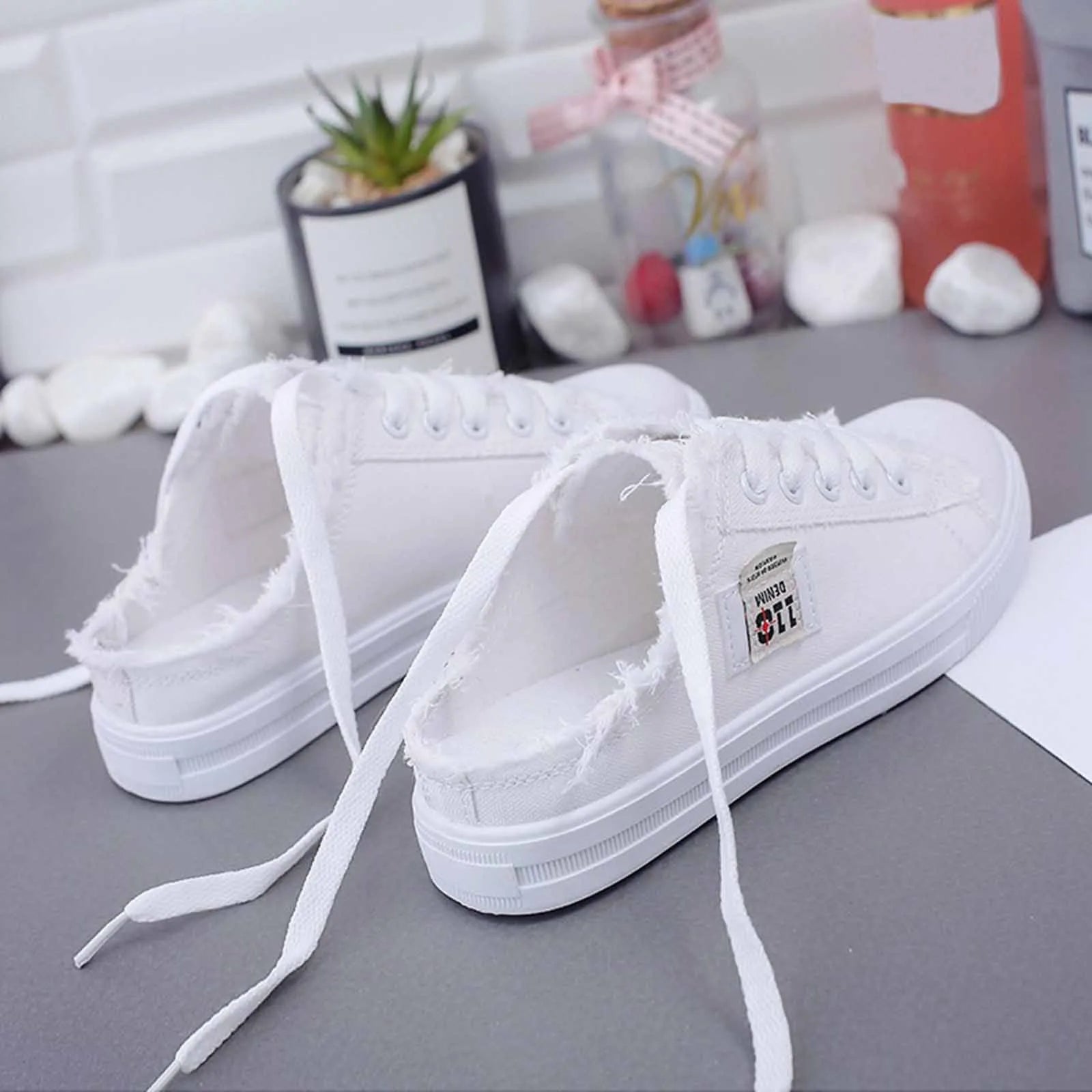 Chaussons de danse classique femme toile — Mambo - vue intérieure