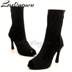 Chaussons de danse classique femme toile — Coda - vue de profil