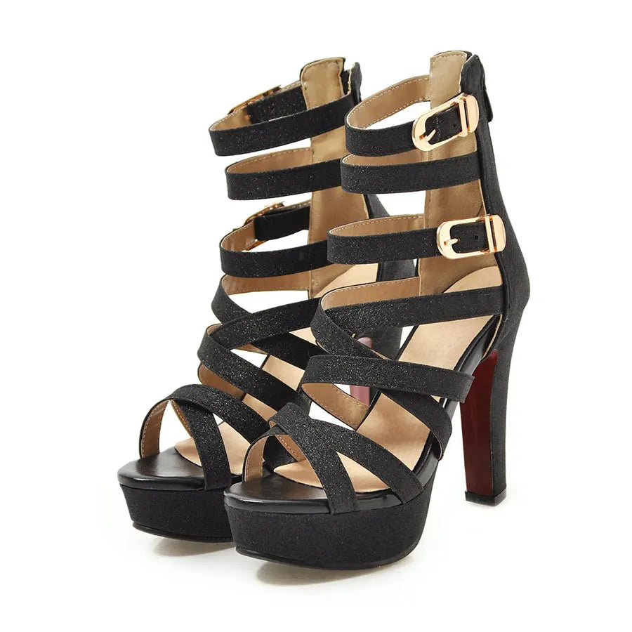 Chaussures de danse femme paillettes — Nathalie - vue intérieure
