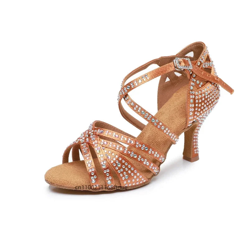 Souliers de danse latine femme — Amira - vue extérieure