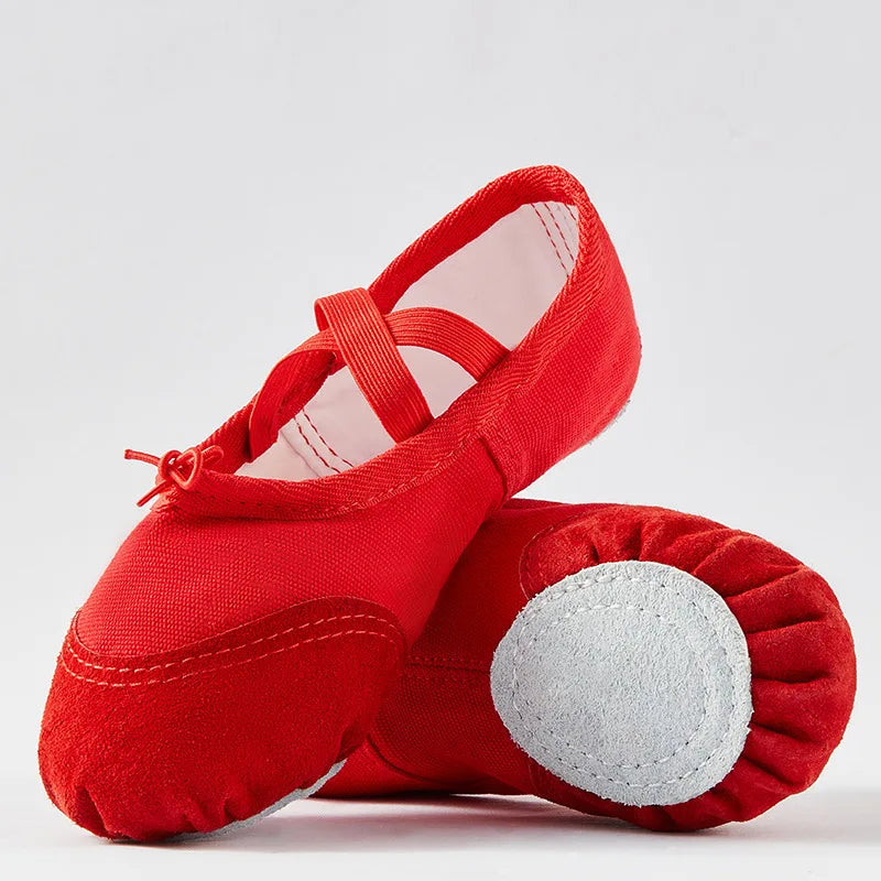 Chaussons de danse classique femme toile — Astrid - semelle