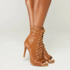 Souliers de danse latine femme — Natalya - vue de profil