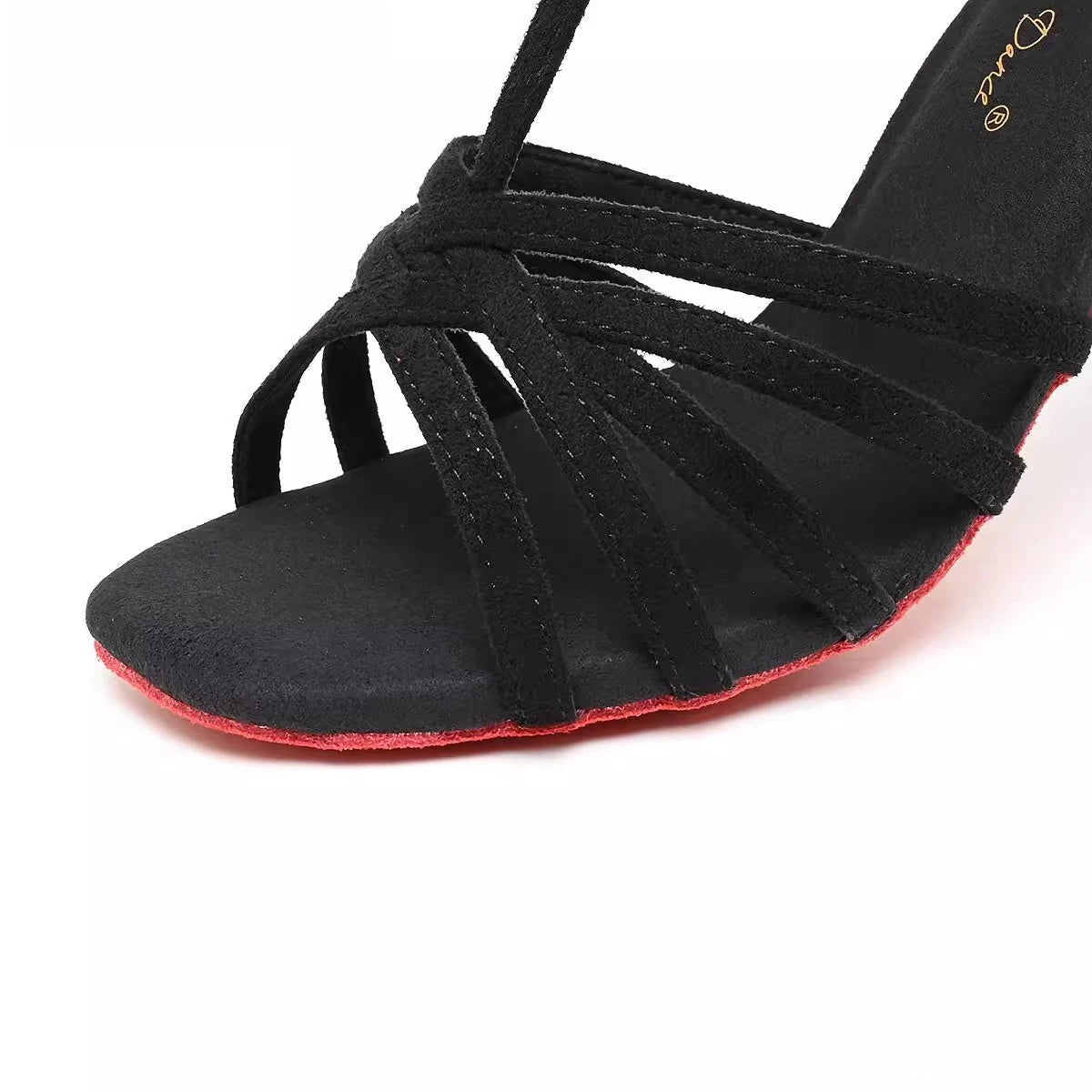 Souliers de danse latine femme daim — Pasodoble - vue de profil