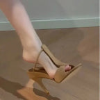 Chaussures de danse femme kaki — Joséphine - vue arrière