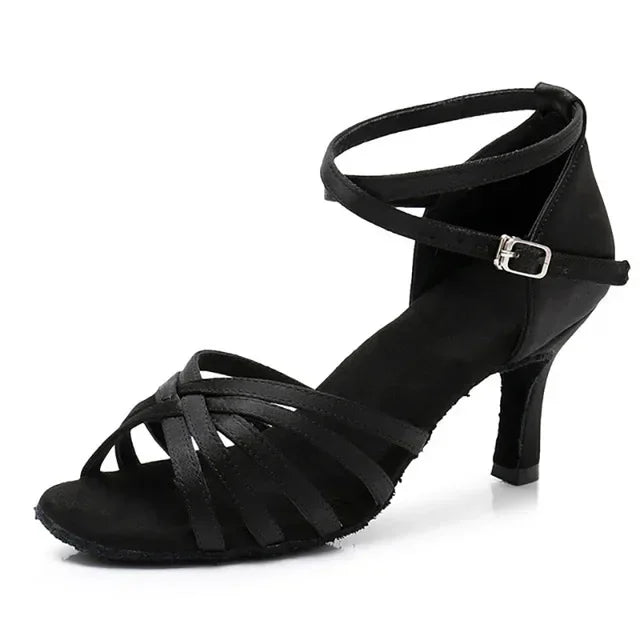 Chaussures de salsa femme satin — Celestina - vue 15