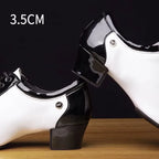 Souliers de danse latine homme — Enveloppé - semelle