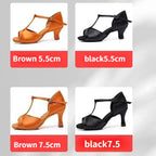 Souliers de danse latine femme — Birgit - vue arrière