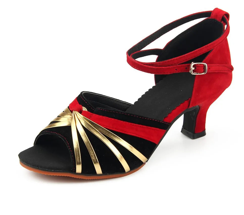 Souliers de danse latine femme — Arabesque - vue extérieure