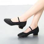 Chaussures de salsa femme paillettes — Tallinn - vue arrière