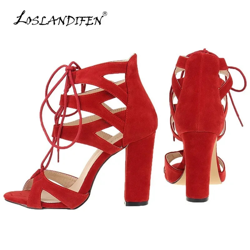 Chaussures de jazz femme velours — Zakharova - vue de profil