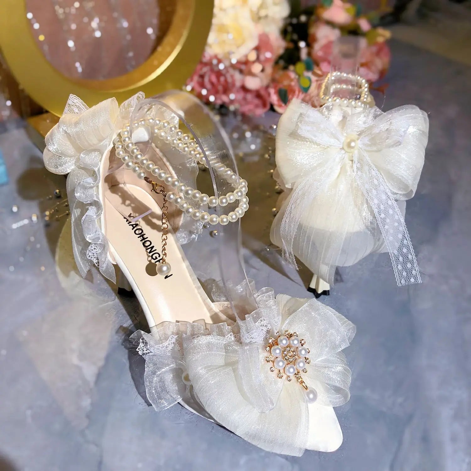 Chaussures de danse femme — Semionova - vue arrière