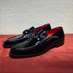 Chaussures de danse homme cuir verni — Palmas - vue de profil
