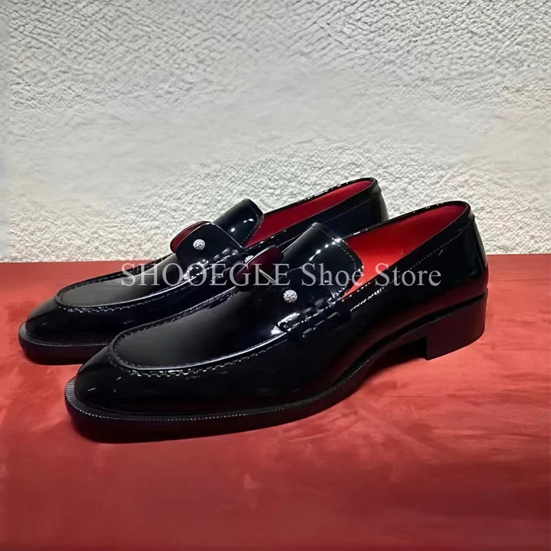 Chaussures de danse homme cuir verni — Palmas - vue de profil