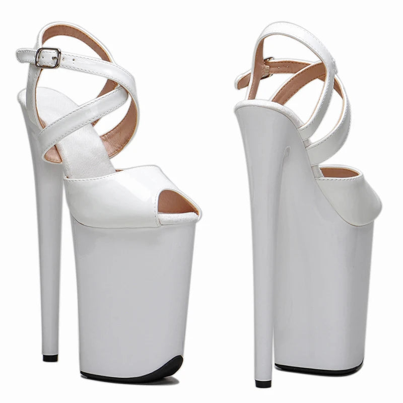 Escarpins de cabaret femme cuir verni — Azalée - vue de profil