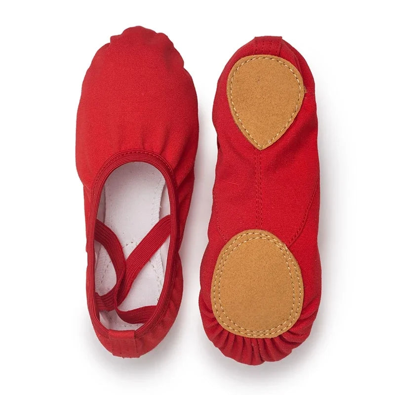 Chaussons de danse classique femme toile — Daria - vue arrière