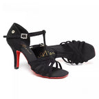 Souliers de danse latine femme daim — Pasodoble - vue arrière