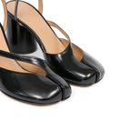 Chaussures de danse femme cuir verni noir — Allegra - vue de profil