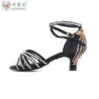 Souliers de danse latine femme — Ferri - vue de profil