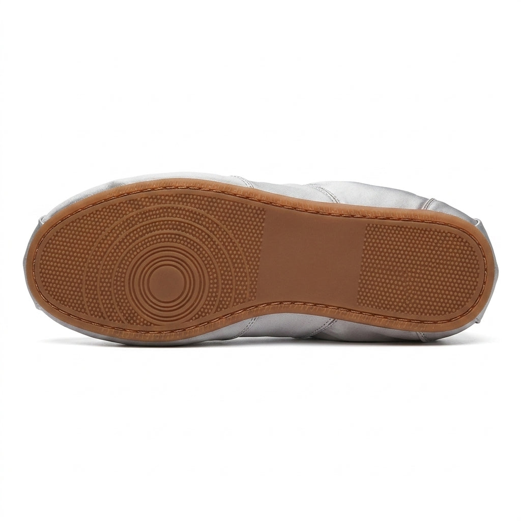 Chaussons de danse classique femme satin — Lierre - vue rapprochée