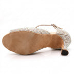 Souliers de tango femme — Héliotrope - vue rapprochée