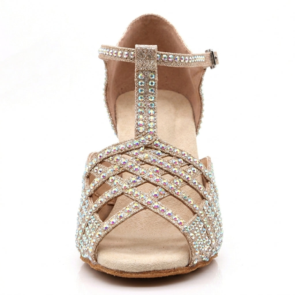 Souliers de tango femme — Héliotrope - vue arrière