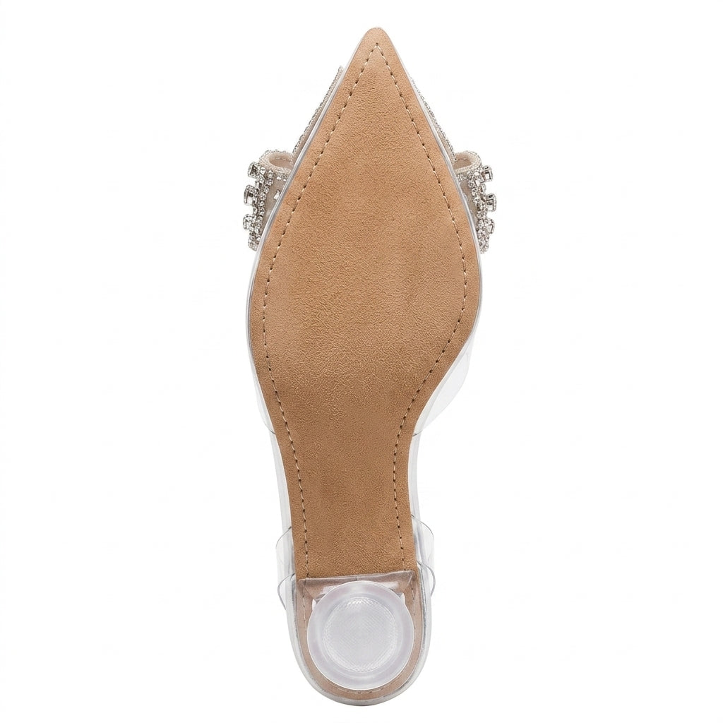 Chaussons de danse classique femme argent — Rodkin - vue rapprochée