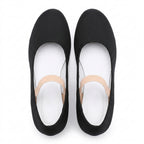 Chaussons de danse classique femme noir heel — Largo - détail