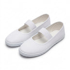 Chaussons de danse classique femme toile blanc — Asuncion