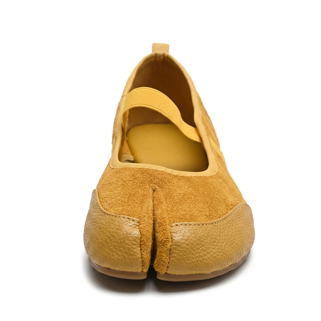 Chaussons de danse classique femme daim — Hector - vue arrière